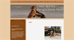 Desktop Screenshot of canis-beatus.com