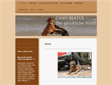 Tablet Screenshot of canis-beatus.com